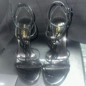 Saint laurent cassandra YSL logo sandal